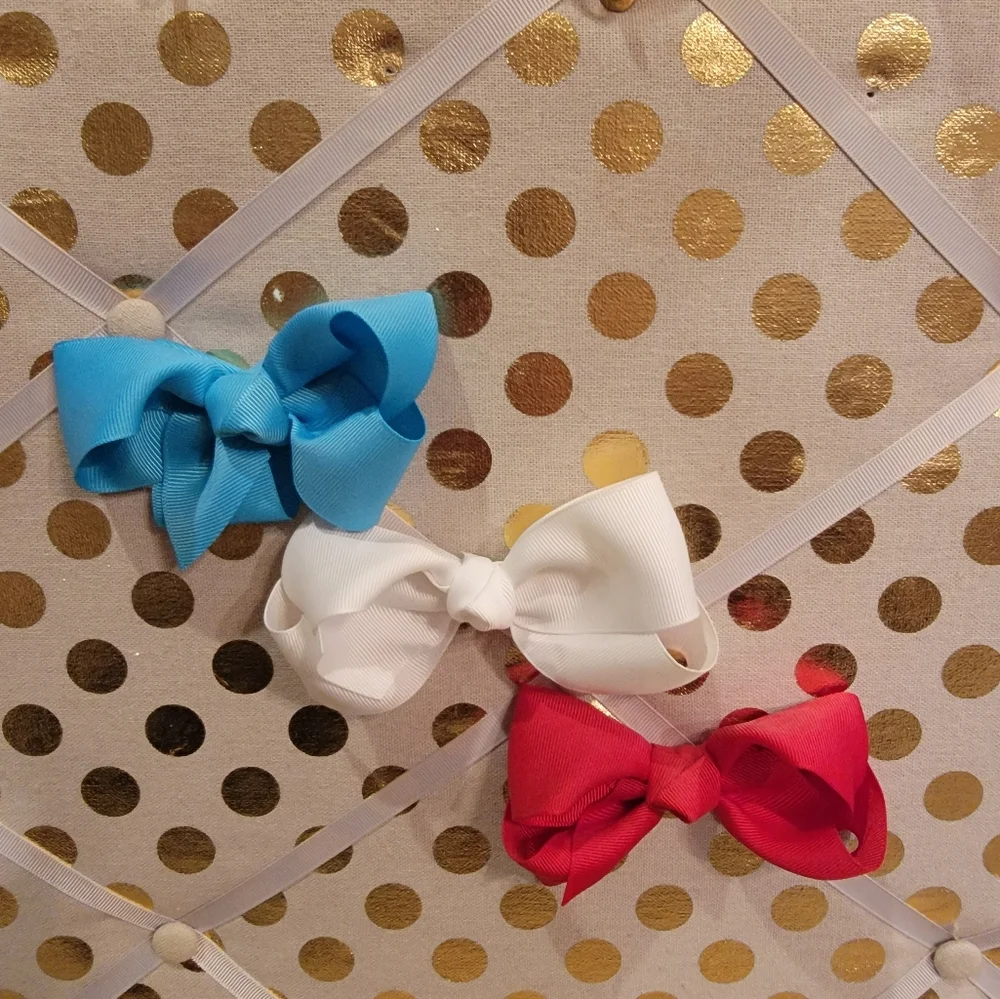 Girls Colorful Hair Bow Set